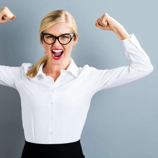 Woman Full of Vitality and Strength